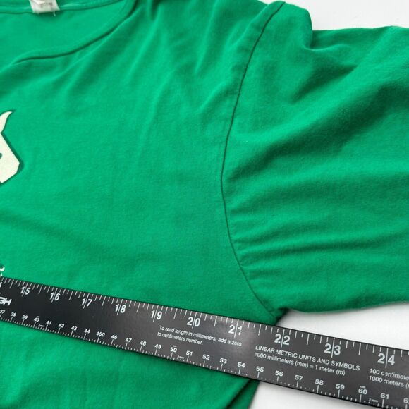 BUSTEDTEES Men's XXL Green Save the Direwolves Game of Thrones Wolf Tee T-shirt - Picture 7 of 7